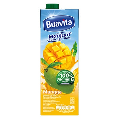 Buavita Mango 1L - Buavita, most favourite juice made with real fruits, fresh and healthy